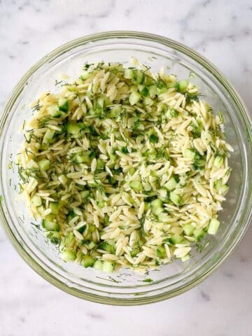 Lemon Orzo Salad Recipe