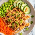 Ground Turkey Rice Bowls with Bang Bang Sauce Recipe