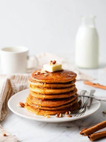 Blender Oatmeal Pumpkin Pancakes Recipe
