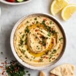 Smoky Paprika Hummus (Oil-Free) Recipe