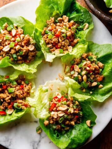 Asian Chicken Lettuce Wraps (Better Than P.F. Chang's)! Recipe
