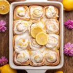 Lemon Rolls with Cream Cheese Icing Recipe