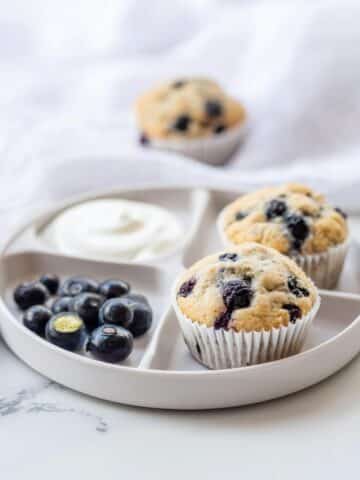 Baby Blueberry Banana Yogurt Muffins Recipe