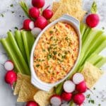 Buffalo Chickpea Dip (Vegan + Oil-Free) Recipe