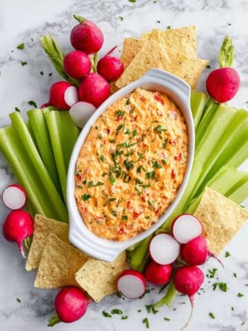 Buffalo Chickpea Dip (Vegan + Oil-Free) Recipe