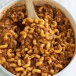 One-Pot Beefaroni with Cheesy Tomato Sauce Recipe