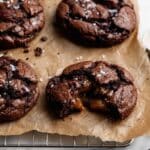 Salted Caramel Dark Chocolate Cookies Recipe