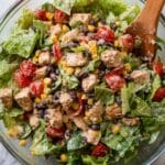 Southwest Chicken Chopped Salad with Creamy Chipotle Dressing Recipe