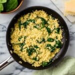 Parmesan Spinach Couscous Recipe