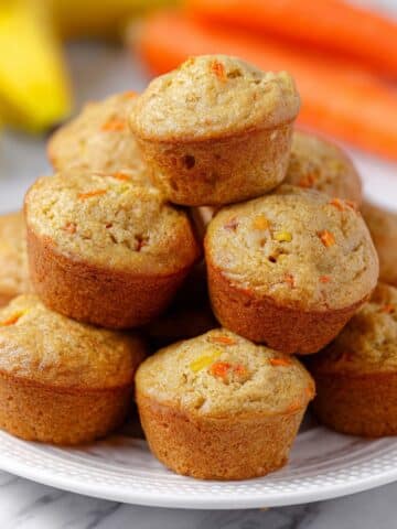 ABC Mini Muffins (Apple, Banana, Carrot) Recipe