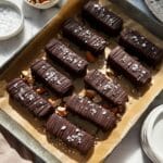 Homemade Paleo Vegan Protein Snickers Bars Recipe