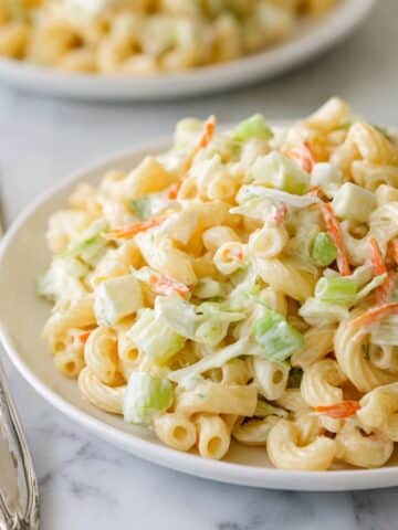 Coleslaw Pasta Salad Recipe