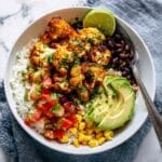 Roasted Cauliflower Burrito Bowls Recipe