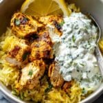 Easy Chicken Tzatziki Rice Bake Recipe