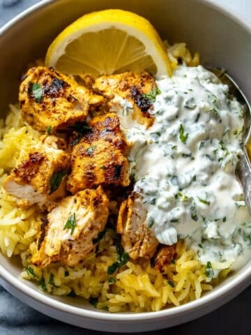 Easy Chicken Tzatziki Rice Bake Recipe