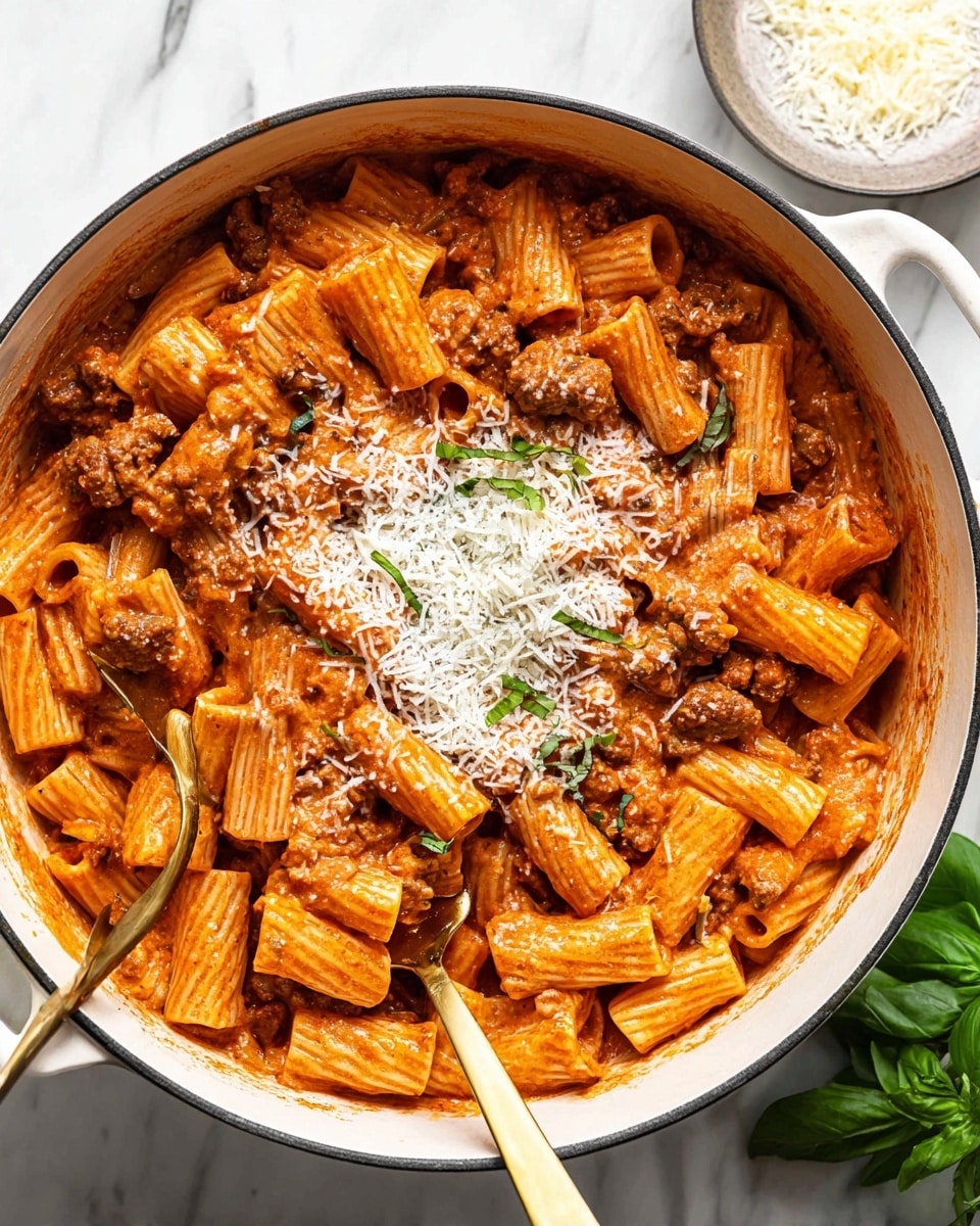 Turkey Rigatoni Creamy Turkey Sausage Rigatoni: Comforting Italian Pasta Favorite