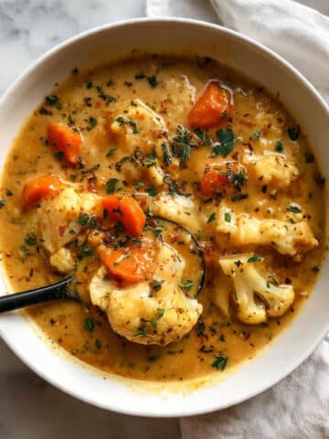 Cauliflower Butternut Squash Soup Recipe