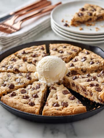 Chocolate Chip Skillet Cookie Recipe