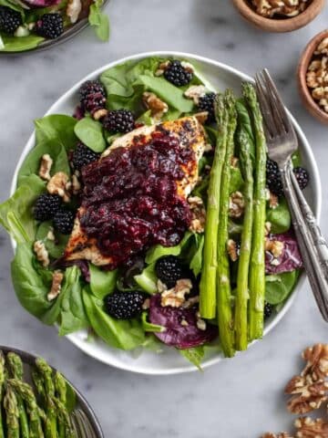 Grilled Blackberry Balsamic Chicken Salad Recipe