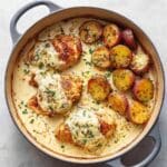 Chicken and Potatoes with Dijon Cream Sauce Recipe