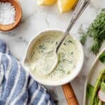 Dill Sauce with Yogurt and Lemon Recipe