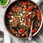 Mediterranean Ground Beef Stir Fry Recipe