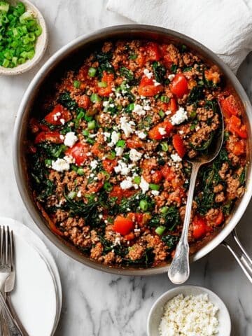 Mediterranean Ground Beef Stir Fry Recipe