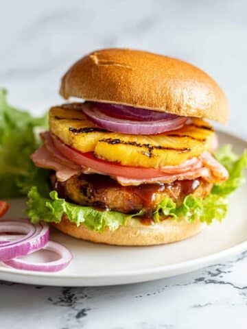 Hawaiian Chicken Burger Recipe