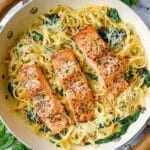 Creamy Tuscan Salmon and Pasta Recipe