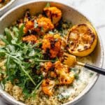 Turmeric-Roasted Cauliflower Bowls with Whipped Feta Recipe