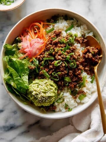 Korean Beef Bulgogi Rice Bowls Recipe