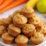 ABC Mini Muffins (Apple, Banana, and Carrot) Recipe