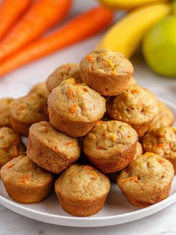 ABC Mini Muffins (Apple, Banana, and Carrot) Recipe