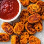 Baked Sweet Potato Zucchini Tots Recipe