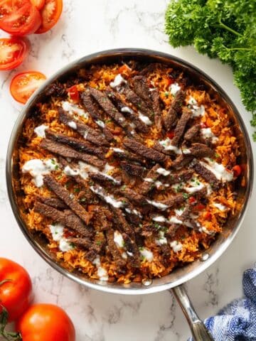 Steak & Queso Rice Recipe