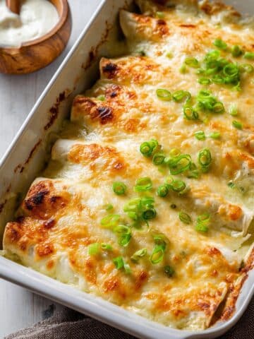 White Chicken Enchiladas Recipe