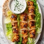 Shish Tawook: Juicy Grilled Chicken Skewers Marinated in Yogurt and Spices Recipe