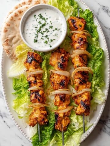Shish Tawook: Juicy Grilled Chicken Skewers Marinated in Yogurt and Spices Recipe