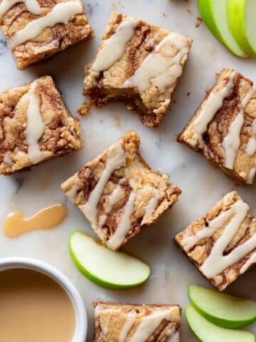 Apple Blondies with Maple Glaze Recipe