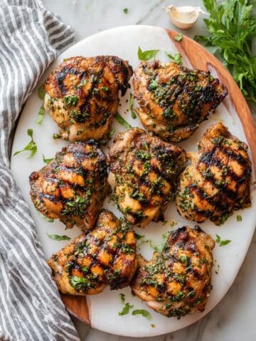 Garlic Herb Grilled Chicken Thighs Recipe