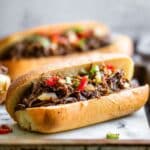 Slow Cooker Italian Beef Sandwiches with Pepperoncini and Giardiniera Recipe
