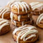 Cinnamon Roll Buttermilk Biscuits with Cream Cheese Icing Recipe