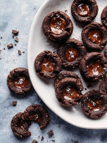Mini Chocolate Brownie Bites with Melty Chocolate Squares Recipe