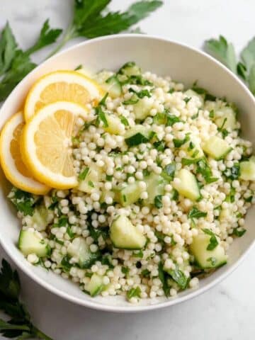 Lemony Cucumber Couscous Salad Recipe