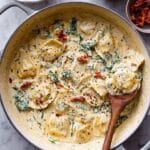 Creamy Tuscan Garlic Ravioli Recipe