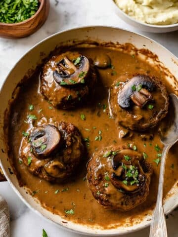Savory Salisbury Steak with Mushroom Gravy Recipe