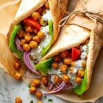 Roasted Chickpea Gyros Recipe