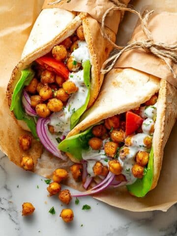 Roasted Chickpea Gyros Recipe