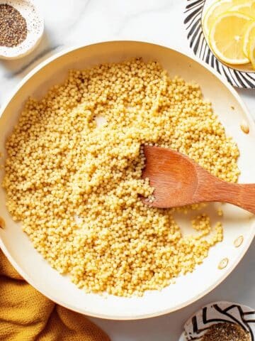 Lemon Parmesan Pearl Couscous Recipe
