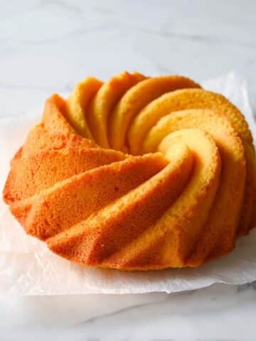 Eggless Mango Bundt Cake Recipe